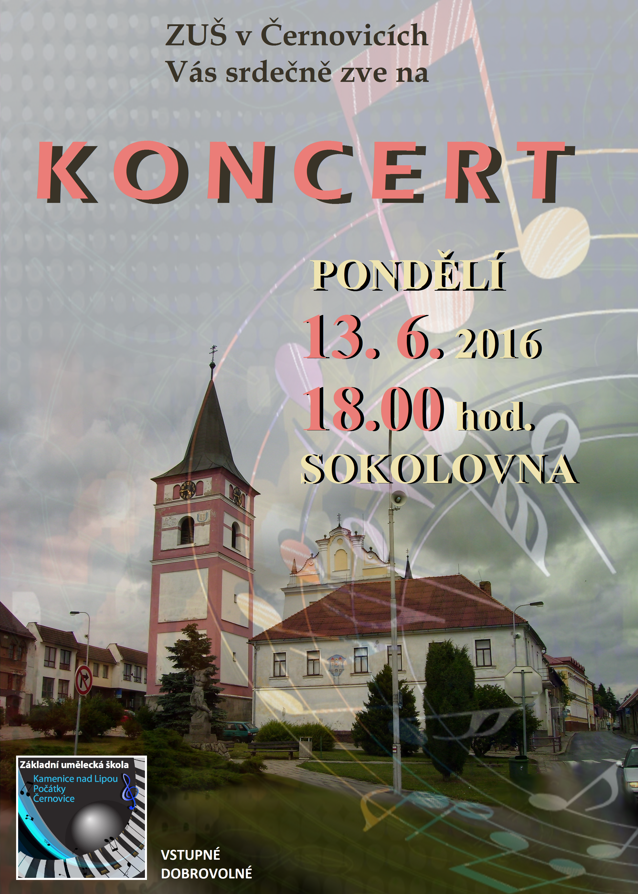 13. 6. 2016 - KONCERT ČERNOVICE