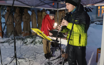 Rozsvícení stromu Počátky 2.12.